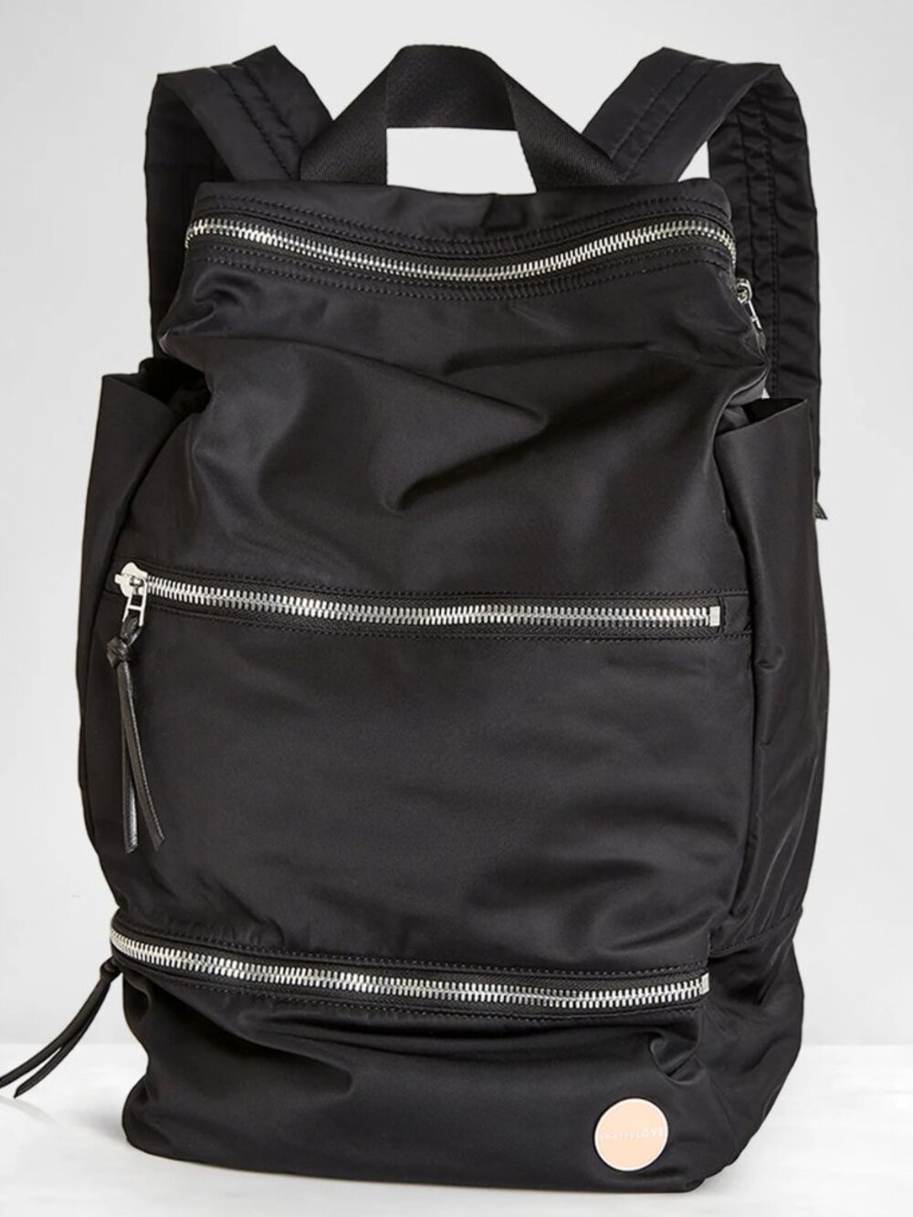 ShortyLOVE Boxer Large Backpack Black with Silver Hardware- so cute!